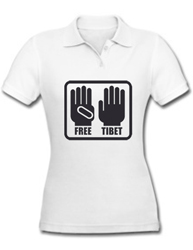 Free Tibet Girls - gro?er Print